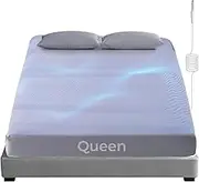 Grounding Fitted Sheets Queen, Earthing Sheets Queen Size, 95% Organic Cotton+ 5% Pure Silver Fiber,Conductive Earthing Bed Sheet Grounding Cover for Better Sleep