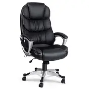 Massage and Office Computer Desk Chair - Black
