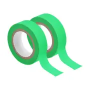 2Rolls 0.6inch x 16.5feet Neon Gaffers Cloth Tape Glow in the Dark Tape, Green