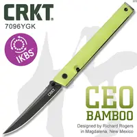 在飛比找PChome24h購物優惠-CRKT CEO BAMBOO折刀#7096YGK