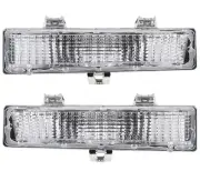Turn Signal Lights For 1981-1985 Chevy Monte Carlo CL Bumper Lights New Clear