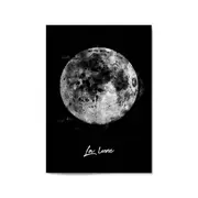 The Moon Space Science Painting Wall Art