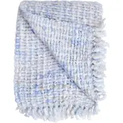 LVD Acrylic Chunky Knitted Throw Sofa/Couch Decor Soft Sea Breeze 130x170cm