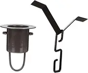 1 Set Rain Chain Installation Hook Rain Chain Clip for Gutter Adapter Rain Chain Fitting Rain Chain V-Shaped Hook Rain Chains Gutter Adapter Rain Chain Installation Supplies