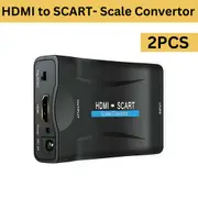 2pcs HDMI to SCART- Scale Convertor