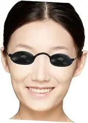 BESTYASH Adult Eye Protection Tanning Goggles Opaque Eye Mask for UV Exposure and Tanning for Travel and Sleep for Outdoor Activities and Light Treatments
