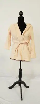 Old Navy Girl's Cozy Hooded Sherpa-Style Tie-Belt Robe LC7 Pink Medium NWT