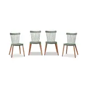 Frida Dining Chair - Sage Green Set of Four Bundle