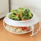 Steam Shelf Anti-deformed Cooking Folding Style Microwave Holder Pp Material