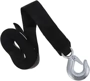 SOLUSTRE Winch Strap with Hook Durable Towing Belt for Hand and Electric Winches and Corrosion Resistant for Boat Trailers