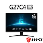 MSI微星 G27C4 E3 27吋 曲面電競螢幕