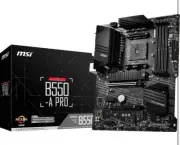 MSI B550-A PRO ProSeries Motherboard (AMD Ryzen 5000, AM4, DDR4, PCIe 4.0, SA...