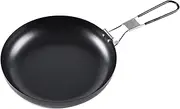 Collapsibles Frying Pan - Compact Foldable Skillet, Round Flat Base Cooking Pan | Heat Resistant Non Stick Foldable Skillet Outdoor Cooking, Lightweight Portable Fry Pan for Camping and Picnics