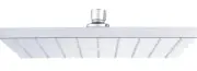 Oliveri MONACO SHOWER ROSE 250mm G 1/2 Female, Silicone Nozzles CHROME