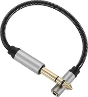SEWACC Versatile Headphone Cord Braided Headphone Cable for 6.35mm to 3.5mm Audio Equipment