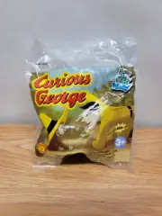 Wendy's Kids Meal Curious George Monkey Ring Game on Wheels NEW