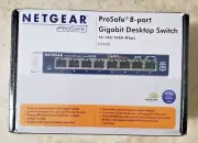 NETGEAR PROSAFE 8-PORT GIGABIT DESKTOP SWITCH 10/100/1000 Mbps GS108 SEALED BOX