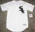 Chicago White Sox Men's Small White Pinstripe Majestic Cool Base Replica Jersey