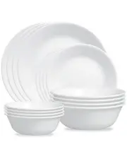 Corelle Winter Frost White 16pc Dinnerware Set