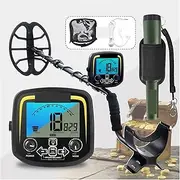 Metal Detectors, Metal Detector Pinpoint Positioning IP68 Waterproof Coil Portable Gold Detector for Treasure Search for Beach/Gold Hunting(GX850-2)