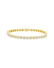 Diana M. Fine Jewelry 14K 2.21 ct. tw. Diamond Bangle