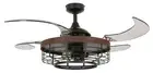 Ceiling Fan with Remote Control Foldable Fan Lamp LED Fanaway Montclair