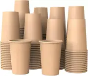 100 PCS 12 OZ Disposable Paper Cups, Coffee Cup, for Coffee Beverages and Cold D