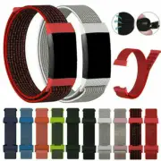 For Fitbit Charge 3 4 Woven Nylon Wrist Band Sport Watch Strap Replacement 18mm