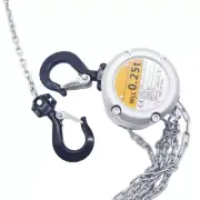 Portable Mini Hand Chain Hoist Hook Mount 0.25/0.5 Ton Capacity 3 Meter Lift New