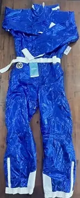 Tipsy Elves Ski Suit Mens XL BLUE DIAMOND Snow Suit Brand New RETIRED RARE VTG