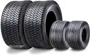 4 WANDA Zero-Turn Lawn Mower Turf Tires 13x6.50-6 & 24x12-12 /4PR -13081/13051