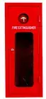 Fire Extinguisher Metal Cabinet Cupboard Suit 4.5-9kg or 3.5kg Co2 Red 003 Key L