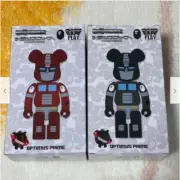 BE@RBRICK TRANSFORMERS OPTIMUS PRIME BAPE BLACK&RED