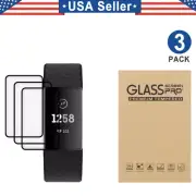 3PCS PMMA Curved Screen Protector For Fitbit Charge 3