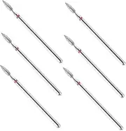 VICASKY Precision Nail Care 6pcs Nail Drill Bits Set for Cuticle Removal Professional Manicure Grinding Heads for Salon Use