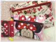 ♥小花花日本精品♥Hello Kitty 迪士尼 米妮 拉鍊袋3入組 收納包 化妝包 盥洗包 收納袋56846003