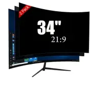 34 Inch Privacy Screen for Monitor with 21:9 Widescreen Monitor [2 Pack], Ant...