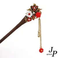 在飛比找momo購物網優惠-【Jpqueen】古典花卉垂墜花朵步瑤髮簪(6色)