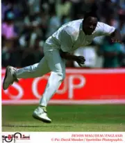 Devon Malcolm England Old Player Cricket Photo 9