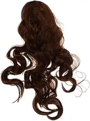 Ipetboom Long Curly Body Wave Headband Wig Grey Glueless Heat Resistant Natural Appearance for Women