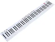 SWOOMEY Piano Keyboard Chart 1:1 Scale Practice Paper Waterproof Teaching Aid for Beginners