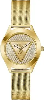 [GUESS] Women's Watch GT Glitz Plaque GW0835L2 Stainless Steel Gold, Bracelet