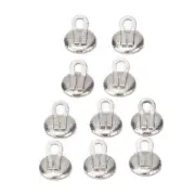 10pcs Dental Lingual Button Round Base Orthodontics Dental Lingual Ring MGR