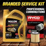 Ryco Oil Filter Nulon 7L APX5W30C23 Eng. Oil Kit for Smart Fortwo A451 A450 R452