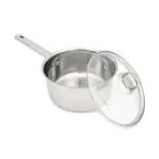 20cm Stainless Steel Saucepan with Aluminium Enscapsulated Base