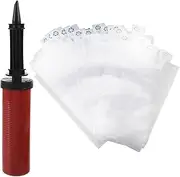 TEMPNAP 1 Set Anti-pressure Inflatable Bag Mailing Pouches Parcel Filler Bubbles Stuffer Duvet Bags Cellophane Treat Balls Boxes Products Inflatable Wrap Foldable Airplane Film White