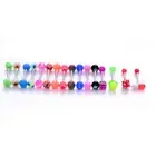 16Pcs New Different Style Tongue BarTongue Bars Body Piercings Surgical Jewel ba