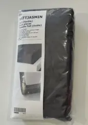 Ikea Nattjasmin Fitted sheet Full/Double, dark Gray 804.426.88 NEW