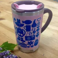 在飛比找Yahoo!奇摩拍賣優惠-日本可愛生活用品圖騰thermo mug不鏽鋼保溫杯