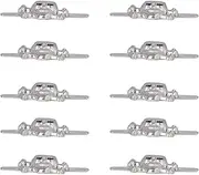 [BBAUER] Ghost Head Studs, Skull Prong Stud Stylish Design Zinc Alloy Gothic Style 150Pcs Surface Electroplated for Shoes